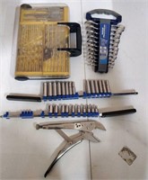lot of hardware - sockets, wrenches, etc.