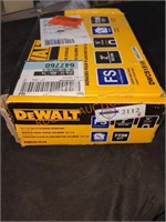 Box of DeWalt 15 1/2 GA flooring staples