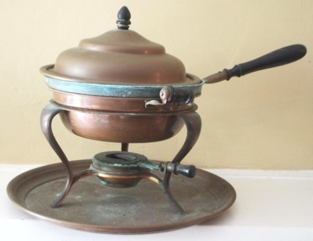 Copper Chafing Dish - 14" x 12"