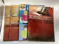 Vintage Lot of 4 Grade 3 School Workbooks All