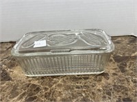 REFRIGERATOR DISH 8 1/2" X 4 1/4" X 3 1/4"