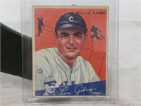 1934 Goudey Baseball Card #14 Willie Kamm