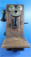 Antique Wind-up Wall Phone