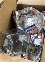 Box of Clear Glass Fish Bowls