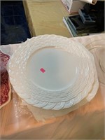 Set of Mikasa Basket Weave Plates