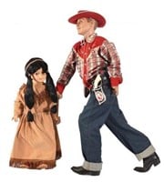 Cowboy & Indian Child's Size Mannequins
