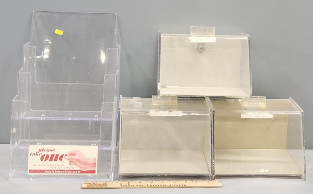 Lucite Store Display Cases Countertop