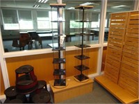 rotating display rack
