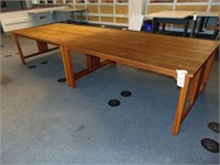 2 wooden tables