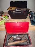 TWO(2) TOOLBOXES W/ WOODWORKING & OTHER TOOLS