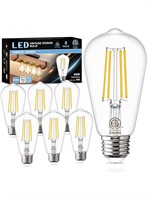 $30 6PK LED Edison Bulbs E26