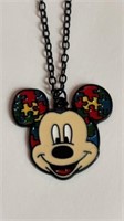 Mickey Mouse puzzle ears necklace Autism