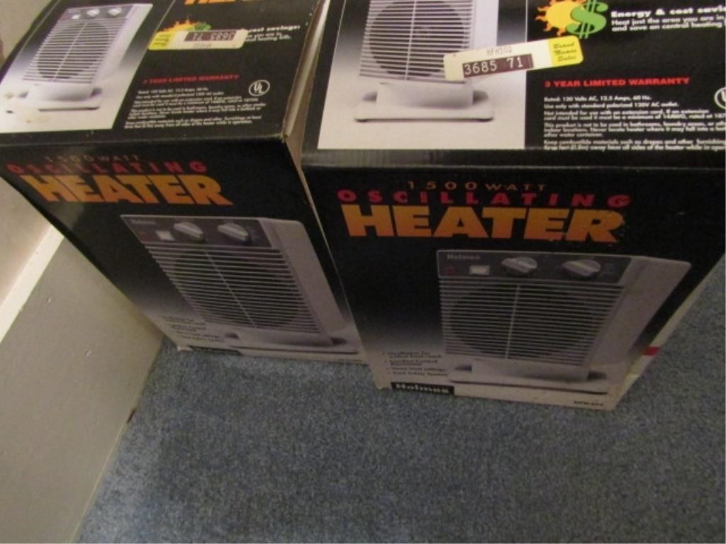 2 ELECTRIC HEATERS