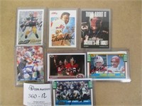 Autographed Football Card Hall of Famer Lot