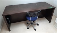Office Desk And Office Chair.