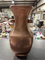 BRASS COLORED VASE