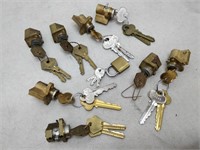 brass locks with keys