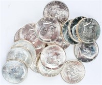 Coin 1964-D Kennedy Half Dollar 20 Coins BU