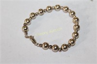 STERLING BALL BRACELET