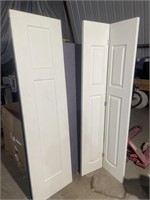 Pair of interior unused doors, one is 22 x