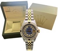 Rolex 69173 Lady Datejust 26 w/ Diamond Watch