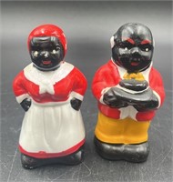 Vtg Aunt Jemima & Uncle Moses S&P Shakers