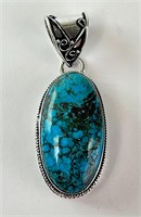 Alpaca Turquoise Pendant 15 Grams