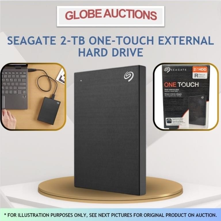 LOOK NEW SEAGATE 2-TB 1-TOUCH HARD DRIVE(MSP:$129)