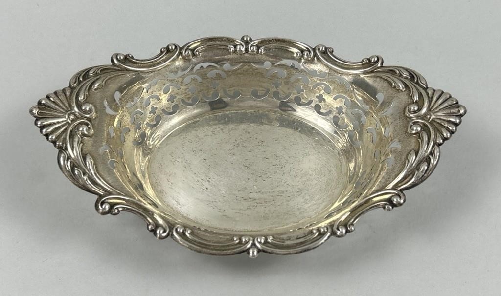 Gorham Sterling Silver Reticulated Dish.