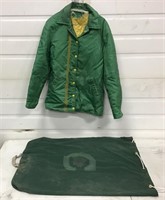 Vtg. Dekalb jacket & duffle bag