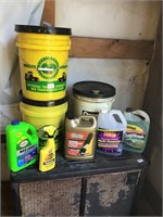 Hydraulic oil, cleaners, & more added not pictured