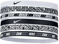 6 PACK Nike Womens Printed Logo Swoosh Headbands