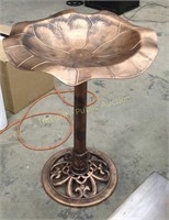 Faux Copper Bird Bath *see desc