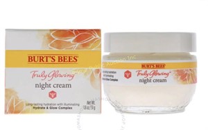 BURT'S BEES $18 Retail Truly Glowing Night Cream