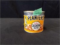 4 oz, cashew tin, 1940s (empty)