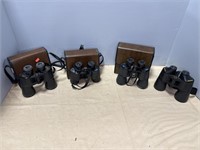 (4) BUSHNELL BINOCULARS