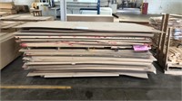 1 Stack of Particle and MDF Board,