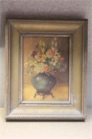 Vintage Oil on Board Still Life by Arndt