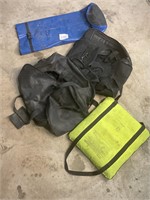 Diver, bag, duffel bags, seat pads