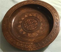 Antique Carved wood Bowl