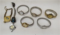 Lot of 7 stretch band watches