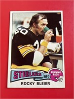 1975 Topps Rocky Bleier Rookie Card STEELERS