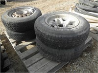 2 14" Trailer Tires on Rims