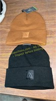 2 ct Alpine Stocking Caps, Brown & Black