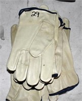 7 PAIR LEATHER GLOVES