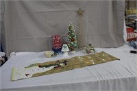 Christmas, battery operated hanging canvas,