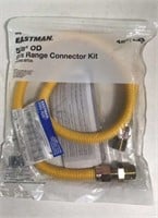 New Eastman 5/8”OD Gas Range Connector Kit