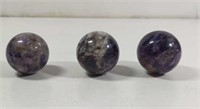 Purple Chevron Amethyst Medium size Spheres
