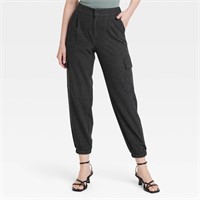 Women's High-Rise Ankle Jogger Pants - a New Day