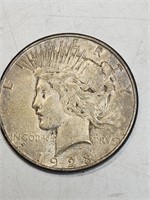 1923 S Peace  dollar.